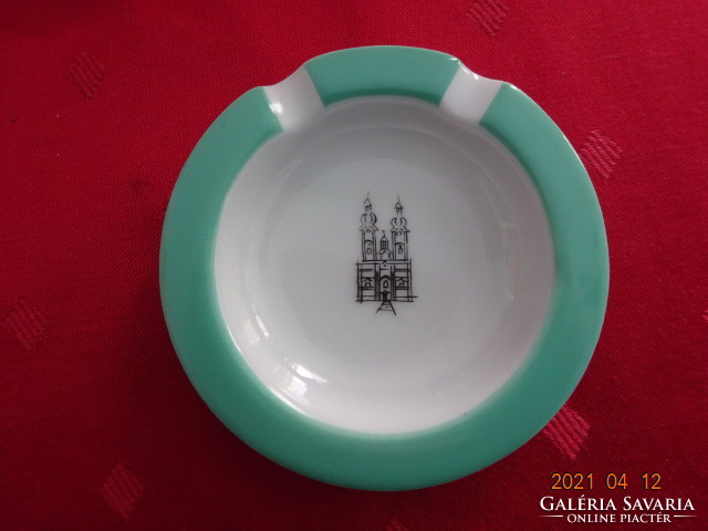 Royal dux Czechoslovak porcelain ashtray, diameter 9 cm. He has!