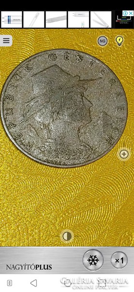 1924 Oesterrich 1000 kronen fémpénz