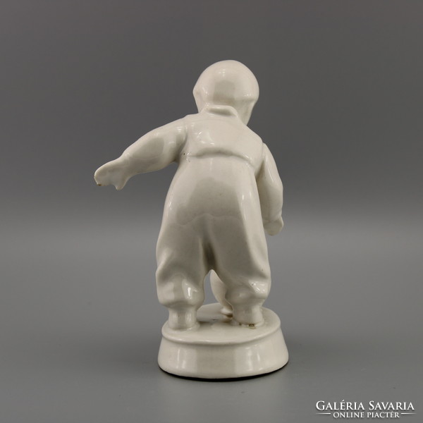 Porcelain figurine, soccer players, sports art
