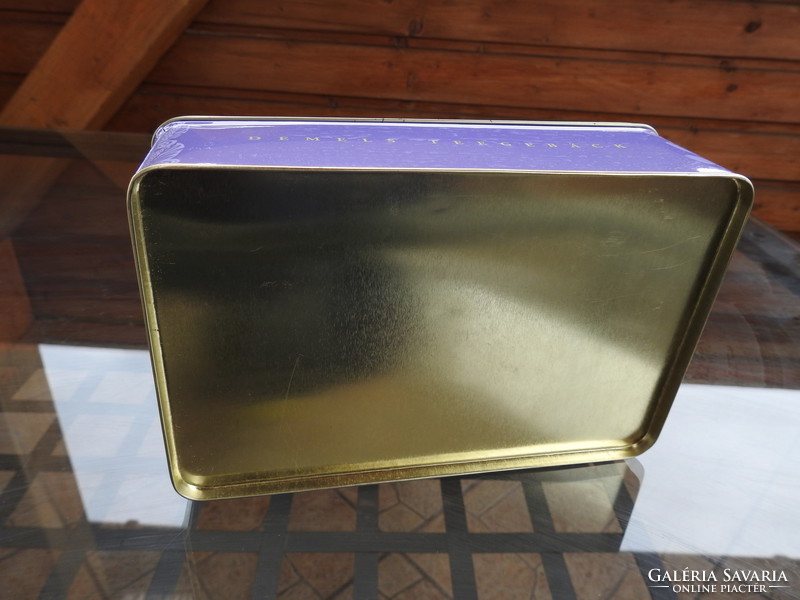 Demel choco - atiers 1786 tin gift box - metal box