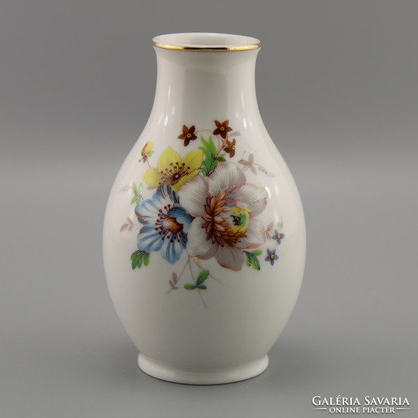Porcelain vase, vintage hollohaza vase