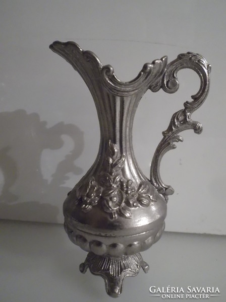 Pitcher - Italian - olive oil holder - pewter - 10.5 x 6 cm - flawless