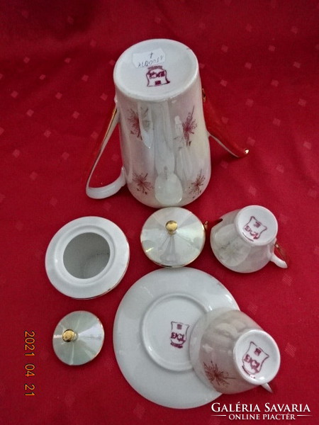 Eigl German porcelain coffee set with six-seat lyceum. He has!