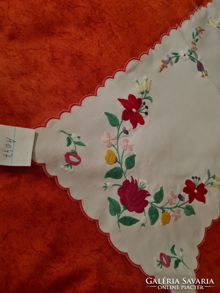 Hand embroidered tablecloth 64x30 cm