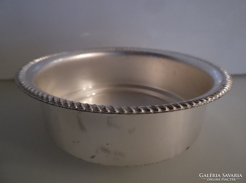 Bowl - silver plated - 12 x 4 cm - thick - German - perfect