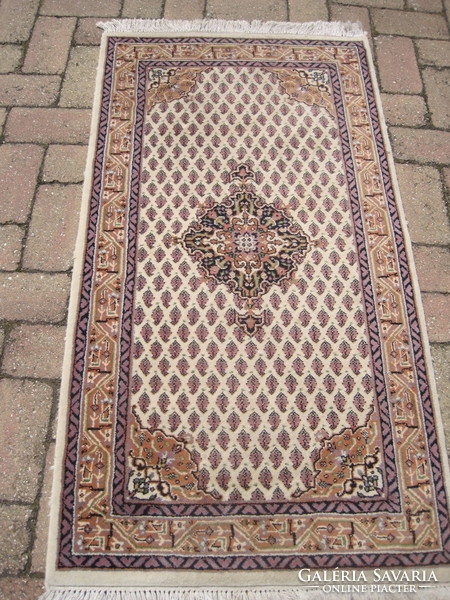 Hand-knotted boteh pattern carpet!