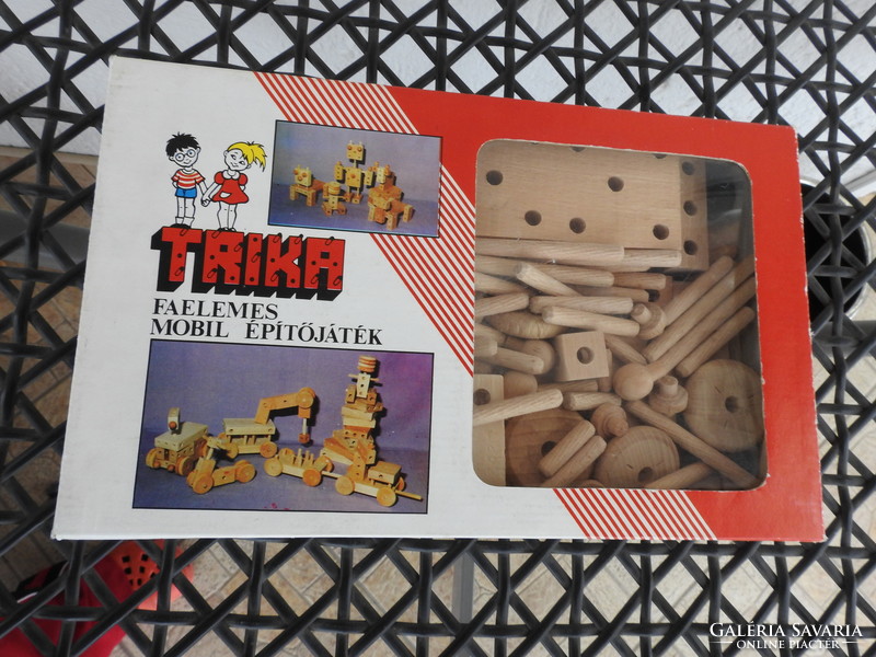 Trika wooden mobile construction toy