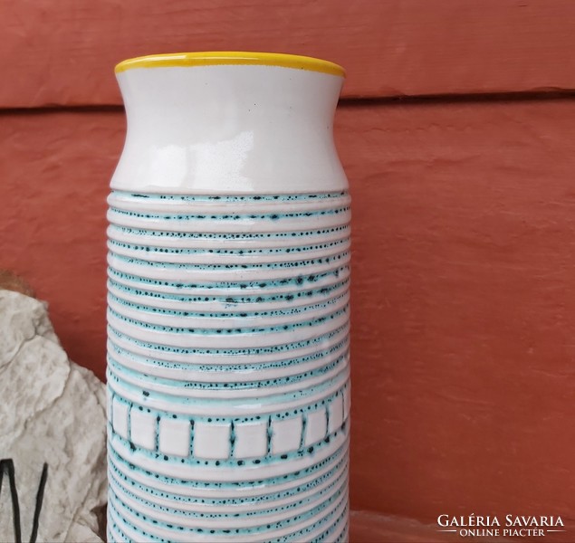 A beautiful 31 cm high unmarked Biletzky vase is a collector's piece of nostalgia.