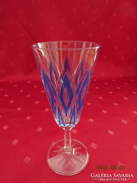 French crystal colored glass beaker, vmc reim. He has!