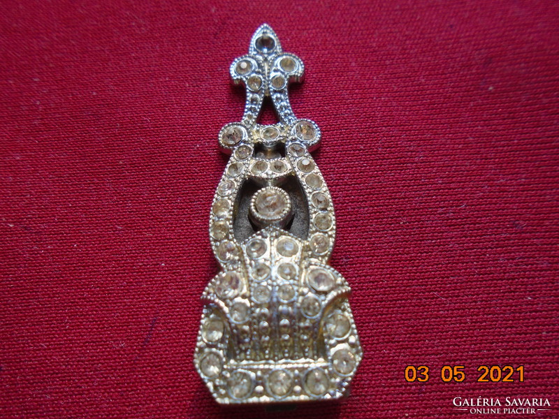 1920 ART DECO DRESS CLIP Gatsby,Charleston stílus Made in Czechoslovakia ruha ékszer