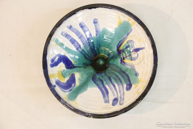 Gyula Kovács ceramic decorative bowl - 01482