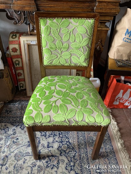 Íróasztalhoz! Szegecselt restaurált art deco szék!