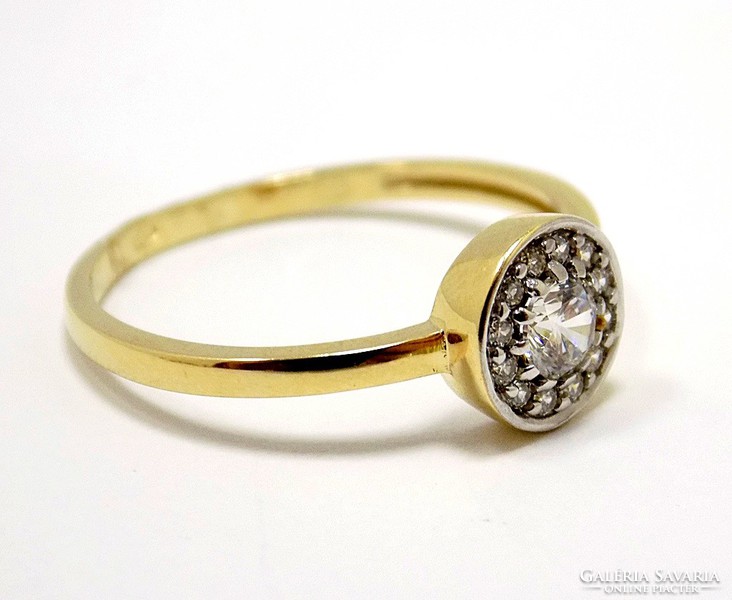 Köves arany gyűrű (ZAL-Au98075)