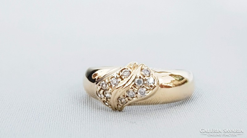 Very beautiful, showy 14k gold ring 3.73 g