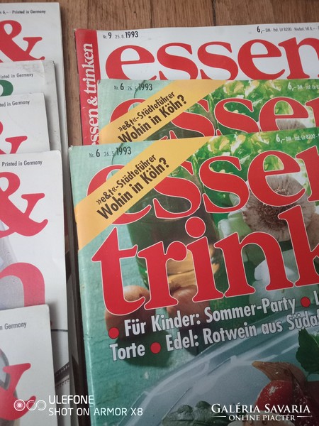 Magazin gyűjtemény (14db) Essen & Trinken az 1990-es évekből