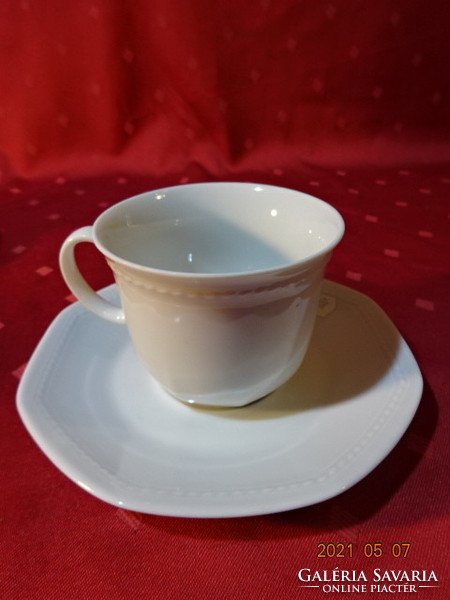 Schirnding bavaria quality porcelain coffee cup + placemat. He has!