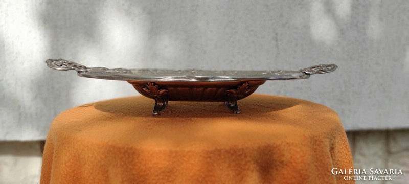 Gyönyörű antik szecessziós kínáló Asztalközép gyümölcs csokolàdé dísztàl,