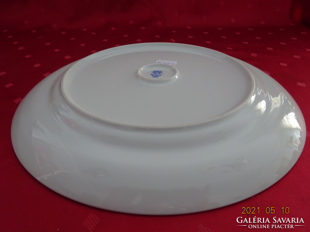 Great Plain porcelain, round meat bowl with spring floral pattern, diameter 28 cm. He has!