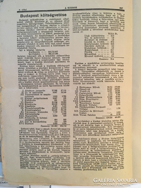 A község A szociáldemokrata párt község politikai lapja 1947 negyedik évfolyam harmadik szá