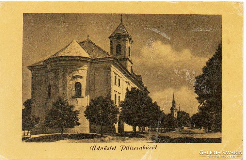 C - 043 Futott magyarországi képeslapok  Piliscsaba  (eredeti 60 filléres)