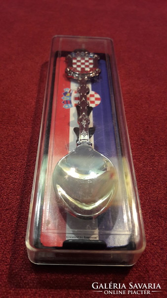 Silver-plated commemorative spoon in its own box