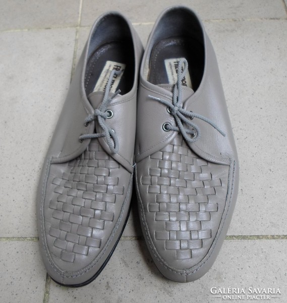 Men's leather shoes, shoe 3. (Fretz men, 42, gray)