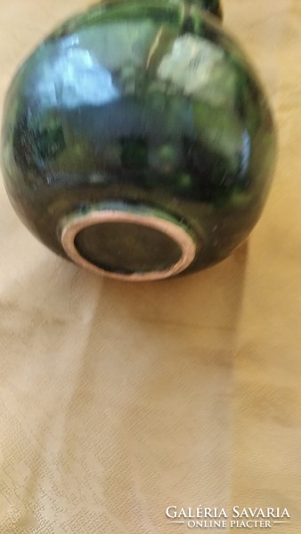 Zöld kerámia váza  BATO