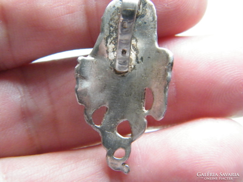 Art Nouveau style 925 silver pendant