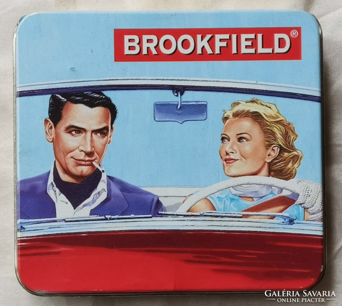 Régi Brookfield fém cigarettás doboz az 50-es évekből