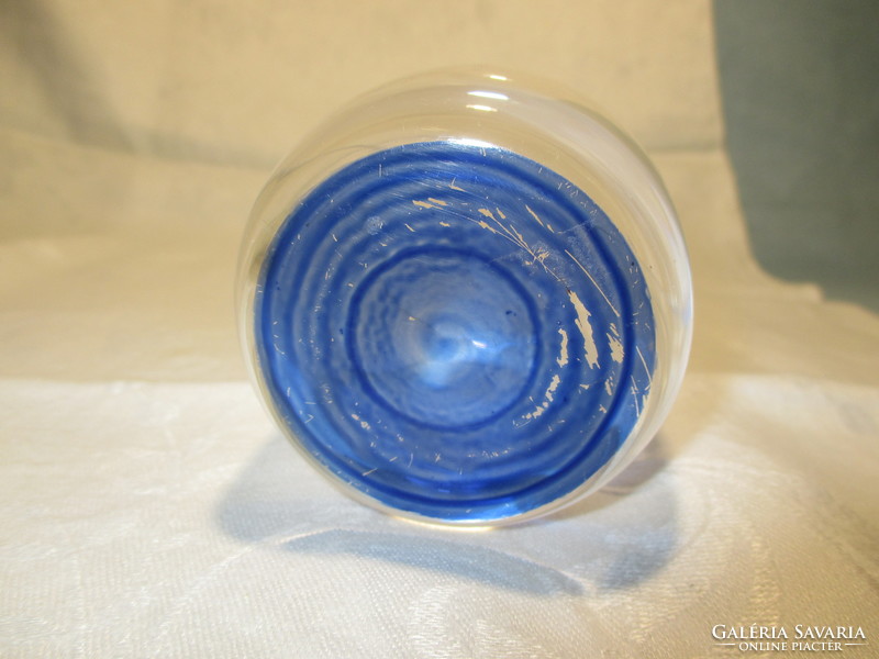 Madár mintás üveg pohár