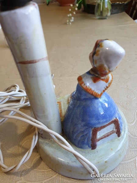 Retro porcelain lamp for sale!