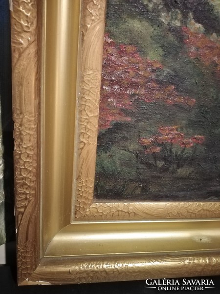 Oil painting landscape 85x70cm