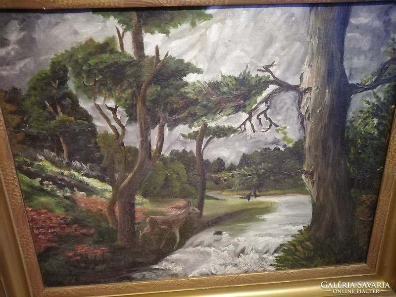 Oil painting landscape 85x70cm