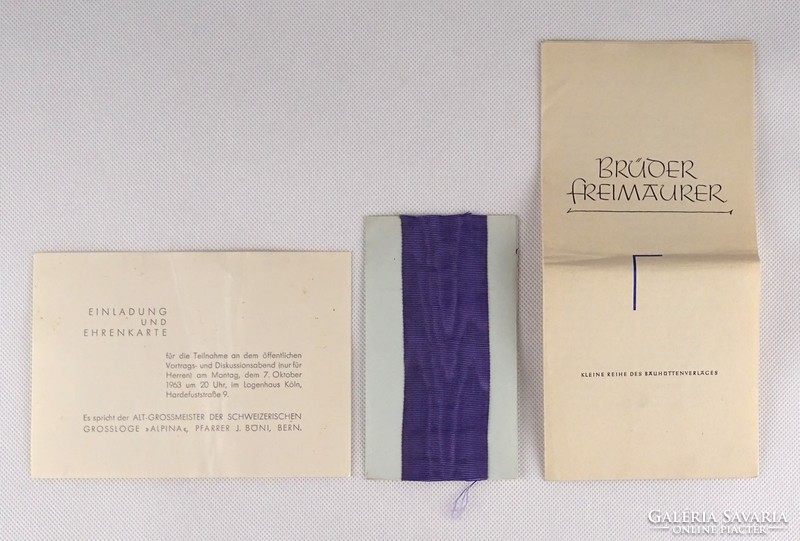 1E630 Szabadkőműves papírok 1963