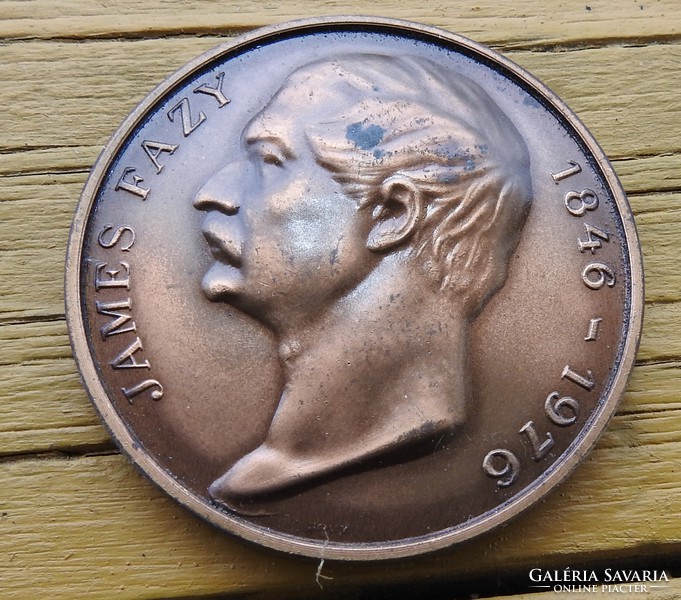 JAMES FAZY 1846-976 GENÉVE DOIT SES LIBERTÉS bronz érme