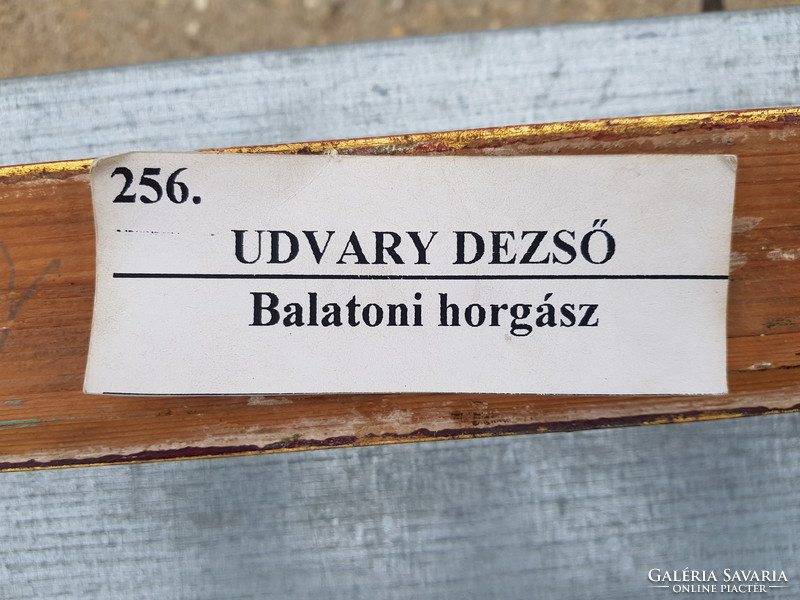 Udvary Dezső 1963 / Balatoni horgász