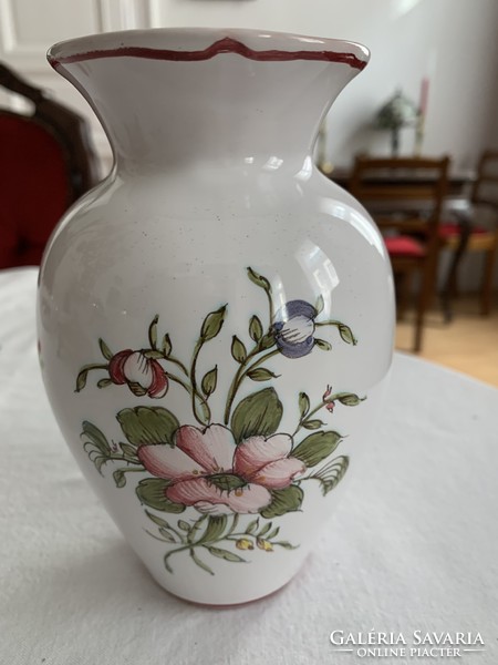 Francia fajansz váza