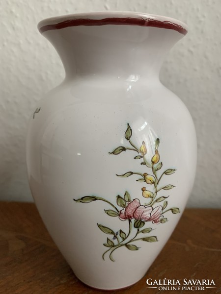 French faience vase