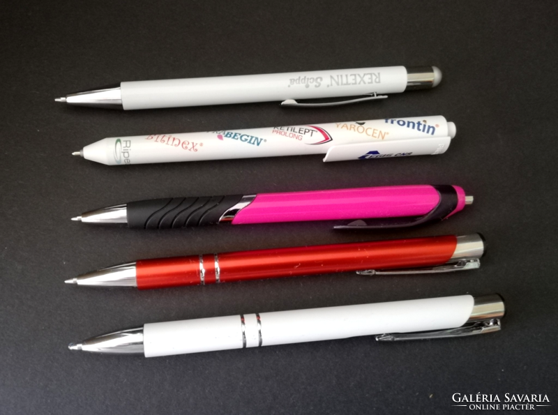 5 ballpoint pens