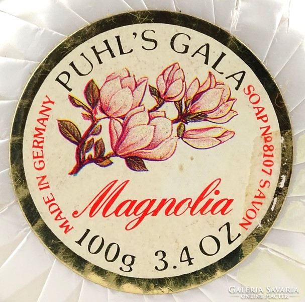 1E600 Régi német Puhl's Gala magnólia szappan