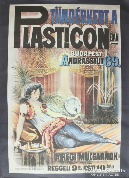 1E614 Tündérkert a Plasticonban retró plakát 1996