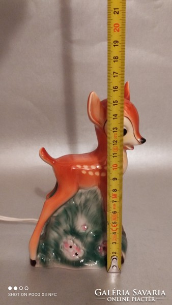 Hummel Goebel porcelán Walt Disney Bambi - őzike - asztali lámpa parfümlámpa aromalámpa