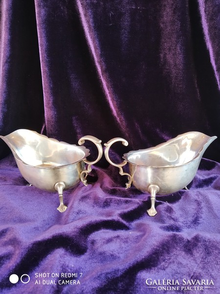 Silver 925 English Sauce Pouring Pair (1924)
