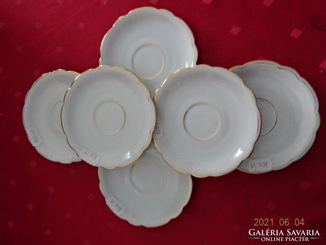 Seltmann weiden bavaria german porcelain quality coffee cup coaster - six pieces. He has!