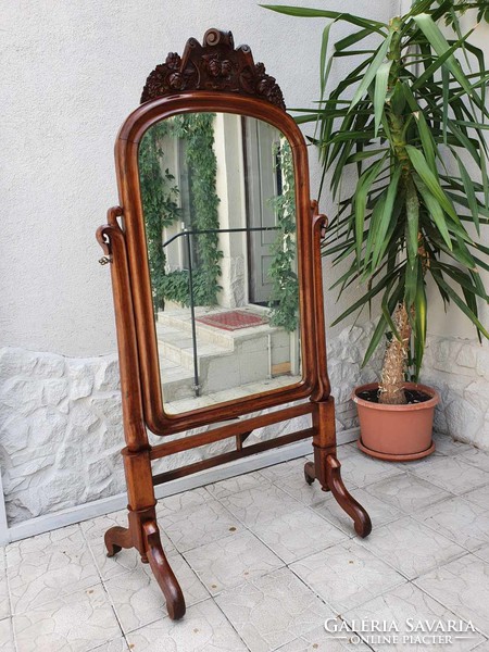 Antique standing or tailoring mirror