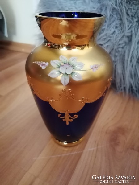 Bohemia kék váza
