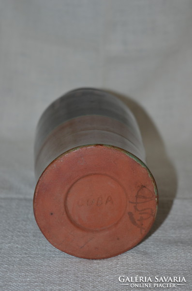 Jelzett kerámia váza  ( DBZ 0026 )