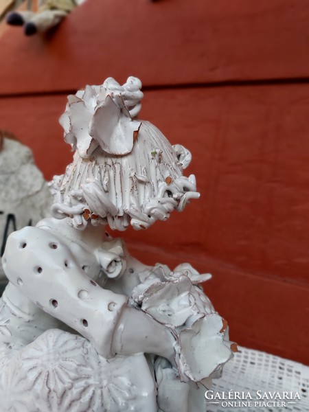 Rare blacksmith year marked ceramic nipp sculpture nostalgia piece