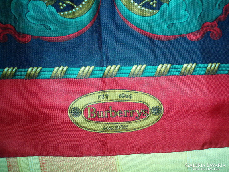 Vintage Burberrys női selyemkendő