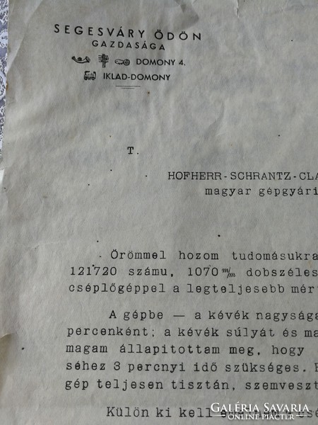 HOFHERR - SCHRANTZ - CLAYTON - SHUTTLEWORTH LEVÉL  1938 DOMONY